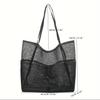 Bolsa de Playa Amazon Bolsa de Malla para Hombro para Hombre y Mujer Salida Portátil Lavable Bolsa de Almacenamiento para Ropa de Natación