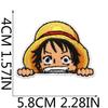 Pegatina de tela bordada de una pieza, parche decorativo para ropa, personaje de anime japonés, etiqueta bordada por computadora, pegatina decorativa para bolsa