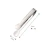 Pinzas para Cubos de Azúcar de Acero Inoxidable Pinzas para Postre de Cocina Pinzas para Cubitos de Hielo Pinzas para Hielo Picado Chapadas en Oro Cabeza Redonda Pinzas Pequeñas para Hielo Pinzas para Cubo de Hielo