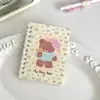 Cuaderno espiral de dibujos animados lindo, cuaderno de bolsillo estético de alta calidad, cuaderno pequeño A7 de tapa lateral, cuaderno creativo para mensajes y toma de notas para estudiantes