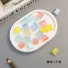 Clipes de pressão transparentes, grampos de pressão, armazenamento de papel de teste, fixação sem marcas, material de escritório para documentos, pequenos clipes fixos