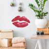Diversión Transfronteriza-F936 Labios Rojos Brillantes Personalizados Pegatinas de Decoración para Baño Inodoro Hogar Embellecimiento Al Por Mayor Removibles