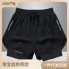Bañador para Hombre al por Mayor Secado Rápido Hombres Amazon Entrenamiento para Correr Transfronterizo Playa Mujeres Doble Capa Anti-Vergüenza Europeo y Americano