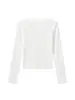 92% Algodón 230g 40s Hombro Normal Cuello en V Para Superponer Corte Delgado Manga Larga Camiseta Otoño e Invierno Estilo Básico Elástica Capa Base