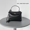 Bolso Kelly de piel genuina para mujer, bolso de mano con cierre de candado vintage, bolso tote, bolso de gran capacidad para llevar debajo del brazo, bolso de hombro y cruzado para mujer