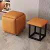 Taburete de Almacenamiento Combinado Multifuncional, Taburete Cubo Simple Cinco en Uno, Taburete Pequeño para Uso Doméstico, Sofá de Sala de Estar, Taburete de Moda, Cinco Taburetes