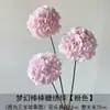 Flores artificiales rosas para bodas al por mayor, decoración rosa claro para lugares de boda, flores artificiales para el pasillo de la boda y decoración de ramos