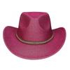 Amazon transfronterizo metal estrella de cinco puntas sombrero decorativo sombrero de fiesta nuevo sombrero de caballero europeo y americano sombrero de vaquero occidental