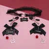 Collares para Hombres y Mujeres, Pinzas Divertidas para Pezones, Arcos de Entrenamiento, Cascabeles, Productos Lindos para Adultos, Juguetes Alternativos