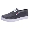 Zapatos Casuales de Lona y Mezclilla para Hombre, Estilo Nuevo, Slip-On, Tenis de Lino Old Beijing Casuales y Cómodos para Estudiantes Varones, Transfronterizos