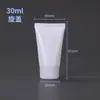 Produtos para Cuidados com a Pele, Cosméticos, Materiais de Embalagem em Tubo Branco, Creme para as Mãos, Limpador Facial, Loção, Tampa de Rosca, Embalagem Squeeze, Materiais de Embalagem Prontos