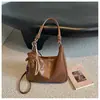 Bolso tote retro simple de comercio exterior transfronterizo para mujer, nuevo bolso de moda casual de gran capacidad para el día a día, bolso de hombro y cruzado