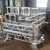 Poste estructural de línea de transmisión marco de celosía de aleación de aluminio poste de espina de pescado poste de rejilla máquina