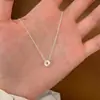 Plata S925 Modelo Nuevo Mismo Estilo Xiaohongshu Collar con Forma de Corazón para Mujer, de Moda, Lujo Ligero, Diseño de Nicho, Collar de Verano con Temperamento