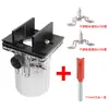 Herramienta Ranuradora Conector Dos en Uno para Carpintería, Molde para Piezas Invisibles, Soporte de Máquina Recortadora de Unión Pasante y Semi-Pasante, Herramienta de Fresadora
