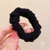 Bandas elásticas lisas versátiles en tonos marrones, alta elasticidad, estilo coreano simple, adecuadas para coletas altas y peinados de moño para mujeres