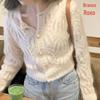 Fino Oco Pou-out Mauhair Malhas Cardigan Nova Primavera Solta Chanel Estilo Curto Camisola Jaqueta