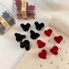 Amor de Terciopelo Pequeño Agarre Accesorios para el Cabello Pequeño Flequillo Horquilla Lateral Mini Pinza Pequeña Tocado para Mujer Horquilla Agarre para el Cabello