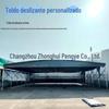Toldo de armazém push-pull direto da fábrica, toldo de logística e armazenamento, tenda de lona, toldo retrátil móvel, atacado