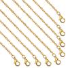 Collar O-Chain Flash O-Chain Metal Redondo Cadena Cruzada Cadena Universal Cuerda Colgante Cadena de Venta Caliente Explosiva TEMU
