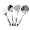 Cuchara sopera de acero inoxidable para el hogar, espátula, juego de utensilios de cocina, suministros de cocina, colador, cuchara para saltear, espátula para cocinar