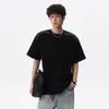 Camiseta de Manga Corta para Hombre con Diseño Decorativo de Cremallera Desconstruida Estilo Americano, Verano Ajuste Holgado, Top Casual Versátil de Gama Alta, Moderno