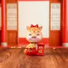 Figura de Bobblehead Criativa Estilo Chinês Deus da Riqueza Decoração de Mesa de Escritório Presente de Ano Novo Presente de Inauguração