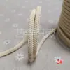 Cuerda Redonda de Poliéster sin Núcleo de 5 mm de Espesor, Núcleo Hueco, Poliéster de Textura Gruesa, Cuerda Tejida a Mano, Cuerda para Bolso de Mano, Cordón para Ropa Apretado