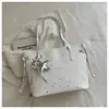 Estampado de Lunares Patrón de Estrellas 2026 Nueva Bolsa Tote Grande de Hombro Único para Axila para Mujeres Estudiantes Universitarias para Clase