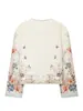 Comercio exterior transfronterizo ropa de mujer, estilo europeo y americano, chaqueta acolchada estampada casual de moda nueva otoño e invierno 1359628