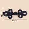 Fábrica directa grande tres hojas pequeño tres hojas hebilla funda para silla de hotel hebilla decorativa abrigo de plumas hebilla