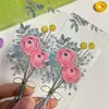 Paquete de Materiales para Marcapáginas DIY Tarjeta Espécimen Planta de Plástico Regalo para el Día del Maestro Estudiante de Jardín de Infancia Escuela Primaria