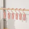 Organizador de ropa y sombreros, clip multifuncional para pantalones con gancho, clip giratorio para calcetines, clip de plástico para sombreros, clip para toallas