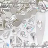 6*10mm Fondo Plano Semilla de Melón Serie Flash Cristal de Vid Diamante Joyería para Uñas Arte de Uñas Usable por Celebridades de Internet Diamante al por Mayor