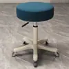 Salão de Beleza Barbeiro Banqueta Cabelereiro Manicure Maquiador Banqueta de Trabalho Grande Roda Cadeira para Casa Giratória de Maquiagem