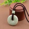 Cordão de Colar de Jade Natural Tecido à Mão Fecho de Segurança de Alta Qualidade Lanyard para Pingente para Homens, Mulheres e Crianças Cordão para Pingente de Jade