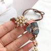 Anillo para el cabello sencillo y elegante para mujer, popular en Internet, estilo lns, pequeño y fragante, combina con todo, cuerda para el cabello de perlas, tendón de cuero, cuerda para el cabello para mujer, estilo coreano