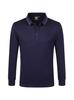 Polo de manga larga con solapa de cobre y amoníaco, casual, deportivo, para ejercicio, transpirable, cómodo, color sólido, combinable con todo, sencillo, cómodo, estampado