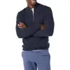 2026 Moda Masculina Transfronteriza Otoño/Invierno Suéter de Punto Pulóver de Media Cremallera Suéter Polo Suéter de Punto Casual de Manga Larga