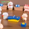 Figuras Fofas de Animais Pequenos para Tênis de Mesa Boneca Little Mengli Acessórios Decorativos DIY Paisagem em Miniatura Enfeites em Miniatura
