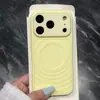 Adecuado para iPhone 17 Pro Max, funda de teléfono con patrón de ondas de color sólido, funda protectora de gel de silicona líquida de cobertura total Apple 16