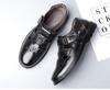 Amazon AliExpress Explosions Sapatos masculinos confortáveis, respiráveis e de couro, antiderrapantes, sola macia, calçados masculinos casuais de couro para negócios