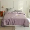 Funda de almohada de color liso Tencel LF Lenzing de 100 unidades, sábana bajera individual, sábana encimera, funda nórdica de Lyocell sedosa fresca para verano