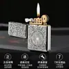 Encendedor de queroseno Z790-301 de cobre blanco finamente tallado Tangcao Shangui con varios patrones, múltiples diseños exquisitos y hermosos, al por mayor