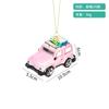 Decorações de Natal criativas carro falso mochila escolar câmera pequeno pingente vidro pintado pingente de decoração de árvore de Natal