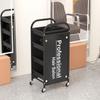 Carrito de peluquería, gabinete de herramientas para peluquería, carrito de herramientas para teñido permanente, carrito de almacenamiento móvil para salón de permanente