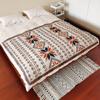 Manta jacquard de hilo de algodón estilo bohemio, cubierta, decoración para el pie de cama, toalla, ropa de cama de hotel, hotel, casa de huéspedes, bandera para pie de cama, toalla para pie de cama