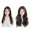 Peluca para Mujer, Extensión de Cabello de Una Pieza en Forma de U, Voluminosa, Invisible, Sin Costuras, Rizos Grandes y Ondulados [Procesamiento Personalizado]