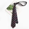 Corbata JK de Moda Accesorios para Camisa de Mujer Rayas Rojas Perezosa Sin Corbata Universitaria Corbata Atada a Mano Hombre Corbata de Lazo Uniforme de Marinero Mujer