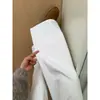 Jeans blancos de pierna ancha para mujer, estilo nuevo de moda otoño e invierno, corte holgado, adelgazantes, de alta gama, pierna recta, fluidos, pantalones de largo hasta el suelo